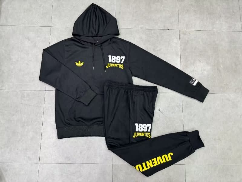 Juventus Soccer Tracksuit 04 Black Replica 24/25