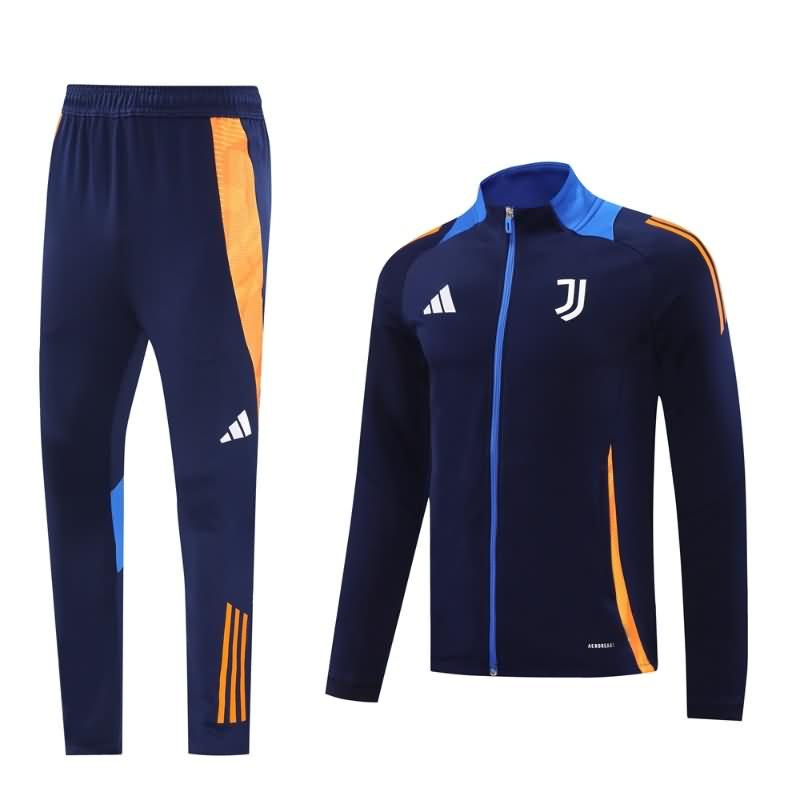 Juventus Soccer Tracksuit 02 Dark Blue Replica 24/25