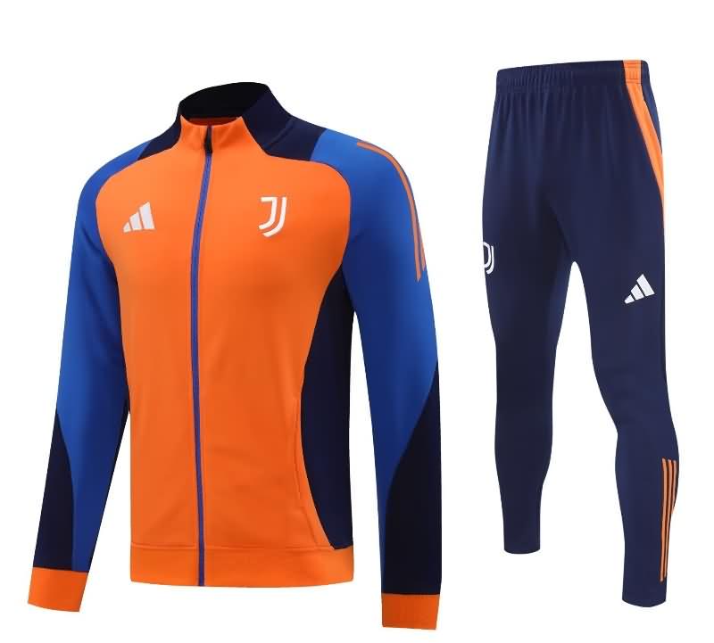 Juventus Soccer Tracksuit 02 Orange Replica 24/25