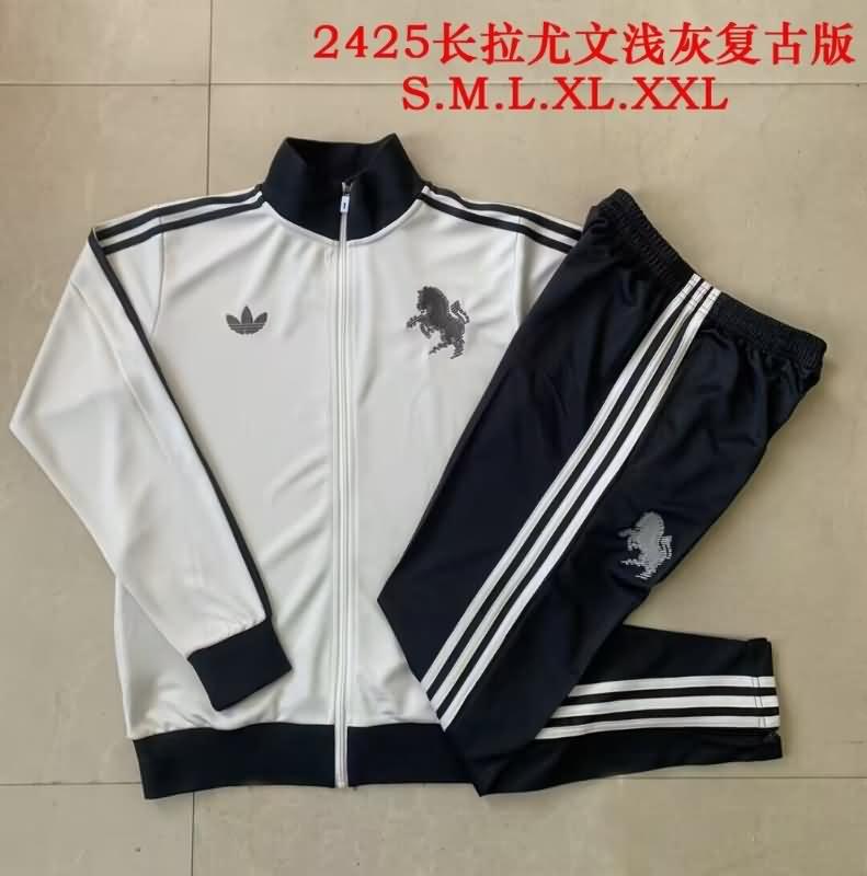 Juventus Soccer Tracksuit White Replica 24/25