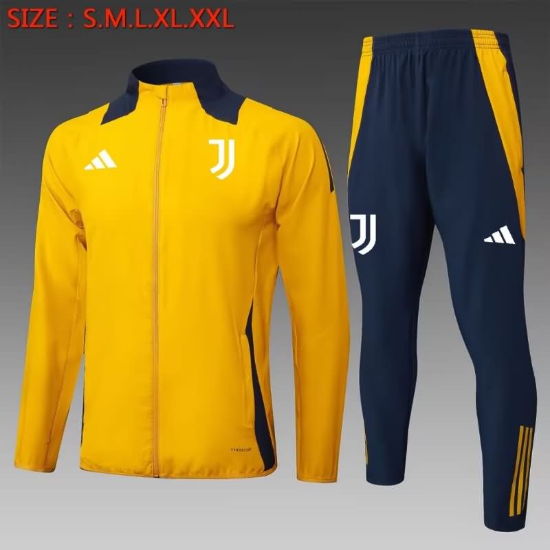 Juventus Soccer Tracksuit Yellow Replica 24/25