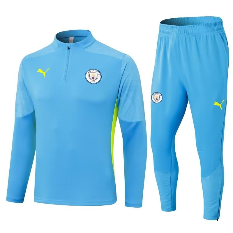 Manchester City Soccer Tracksuit 02 Blue Replica 24/25