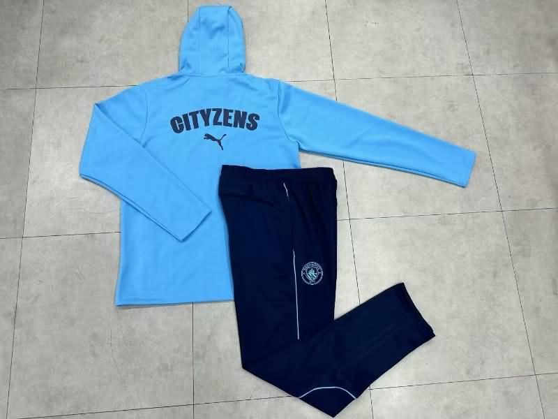 Manchester City Soccer Tracksuit 04 Blue Replica 24/25