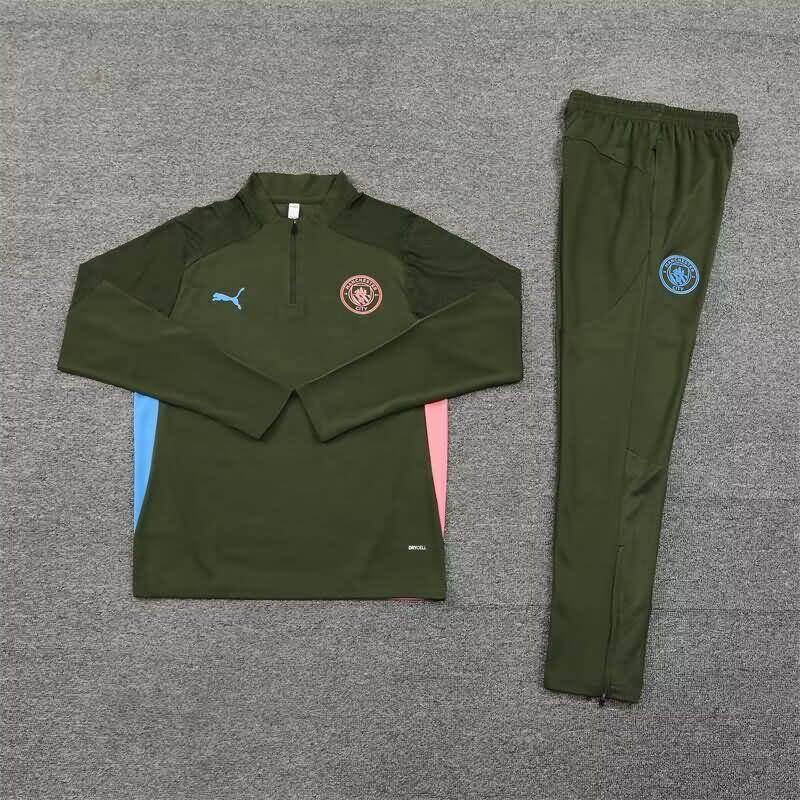 Manchester City Soccer Tracksuit 03 Green Replica 24/25