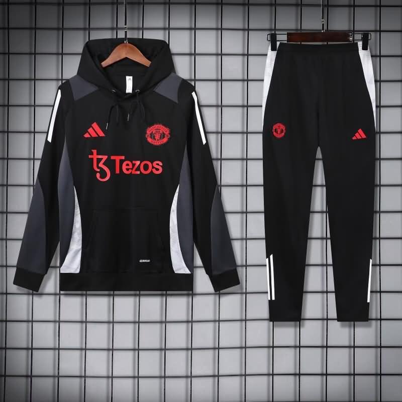 Manchester United Soccer Tracksuit 06 Black Replica 24/25