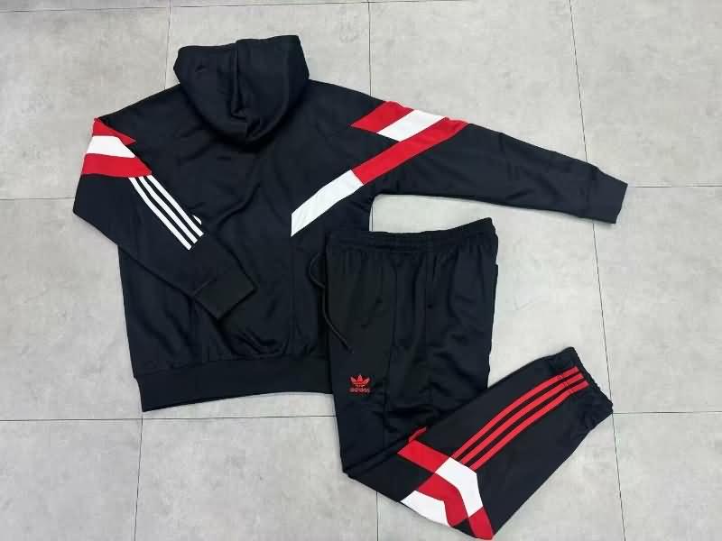 Manchester United Soccer Tracksuit 07 Black Replica 24/25