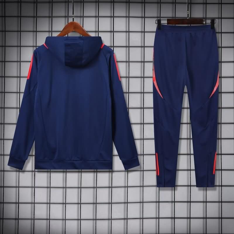 Manchester United Soccer Tracksuit 05 Dark Blue Replica 24/25