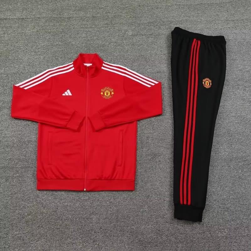 Manchester United Soccer Tracksuit 04 Red Replica 24/25