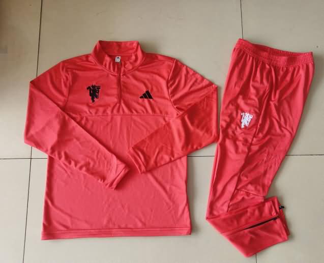 Manchester United Soccer Tracksuit 05 Red Replica 24/25