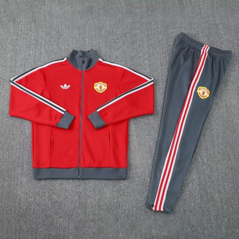 Manchester United Soccer Tracksuit 08 Red Replica 24/25