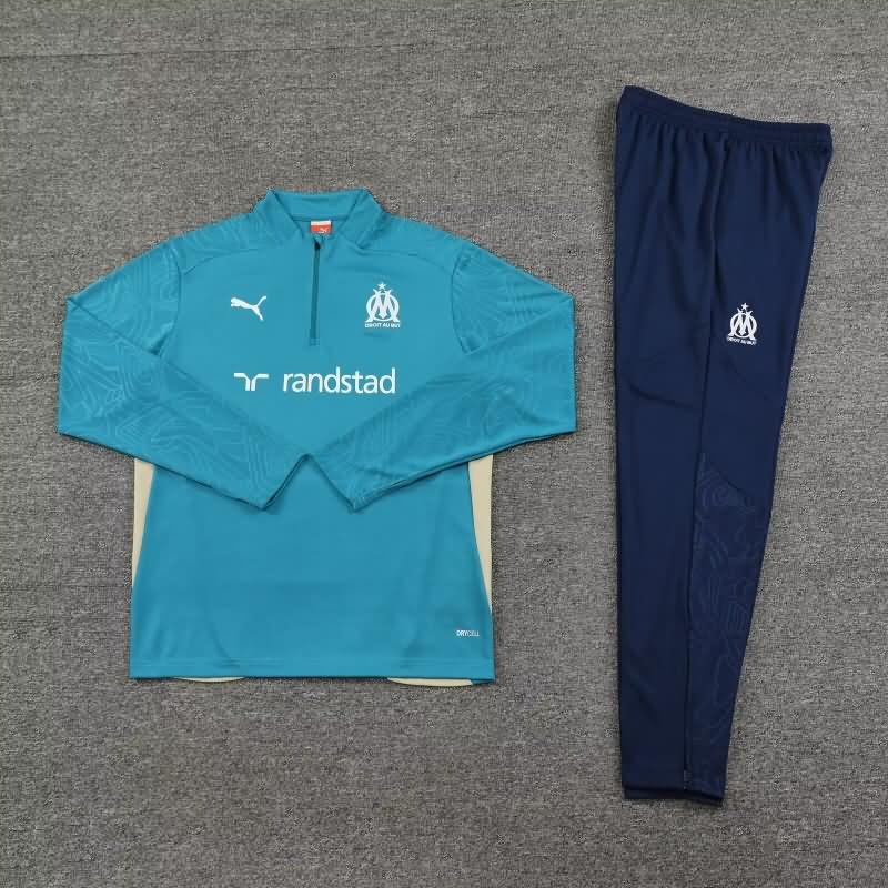 Marseilles Soccer Tracksuit 02 Blue Replica 24/25