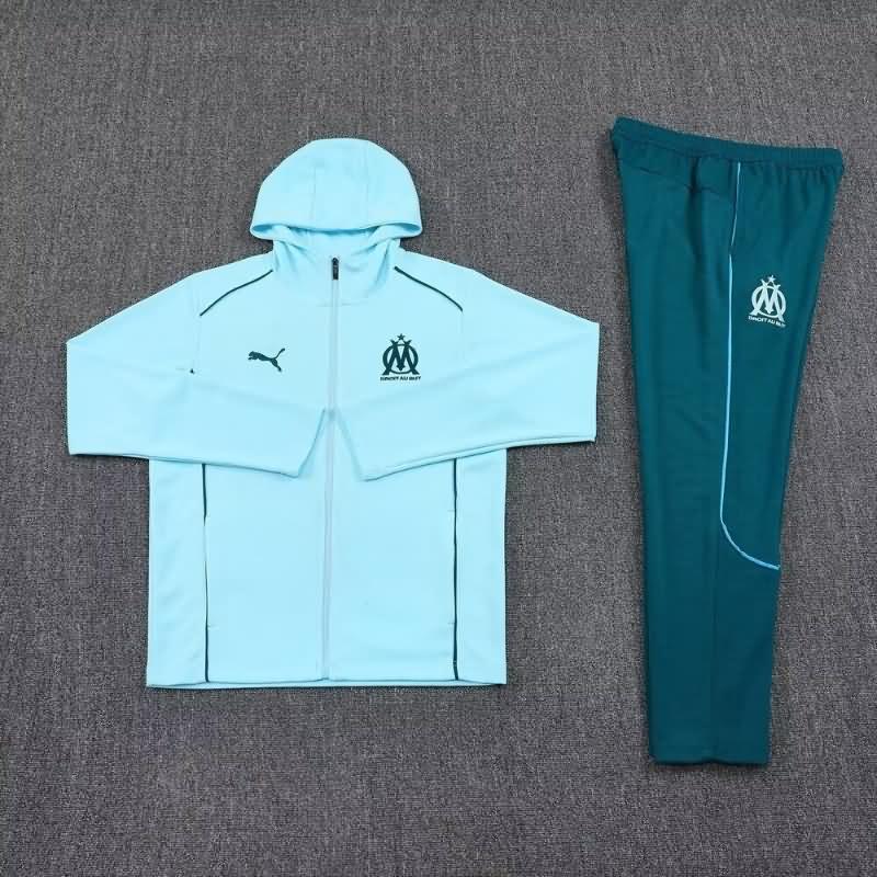 Marseilles Soccer Tracksuit 06 Blue Replica 24/25