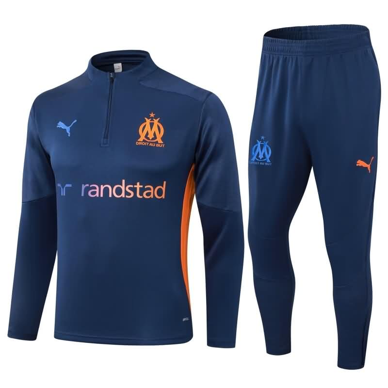 Marseilles Soccer Tracksuit Dark Blue Replica 24/25