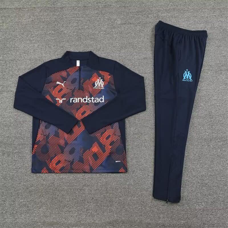 Marseilles Soccer Tracksuit 02 Dark Blue Replica 24/25