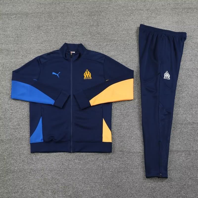 Marseilles Soccer Tracksuit 03 Dark Blue Replica 24/25