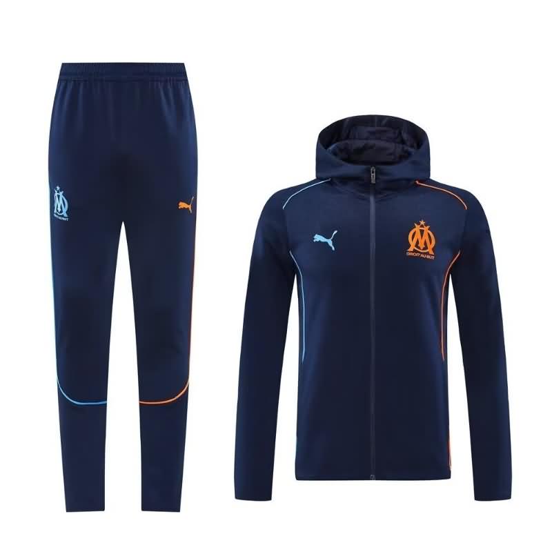 Marseilles Soccer Tracksuit 04 Dark Blue Replica 24/25