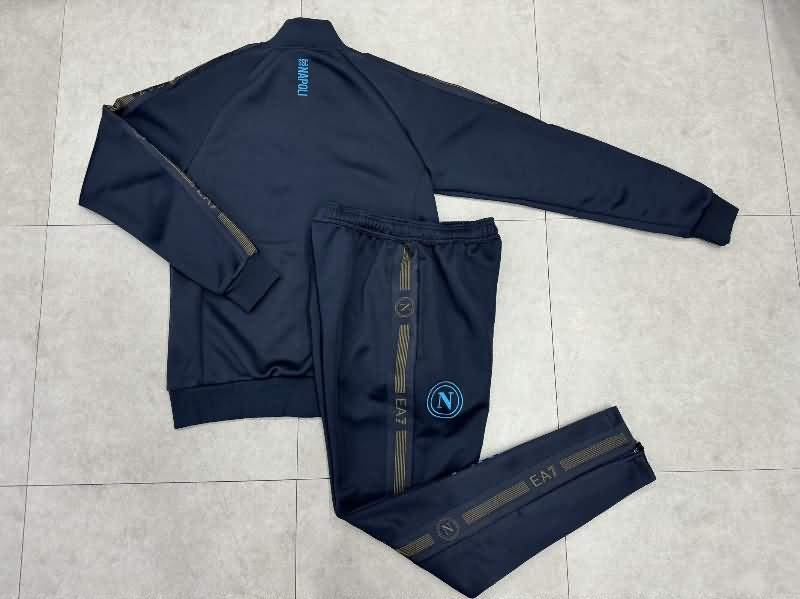 Napoli Soccer Tracksuit Dark Blue Replica 24/25