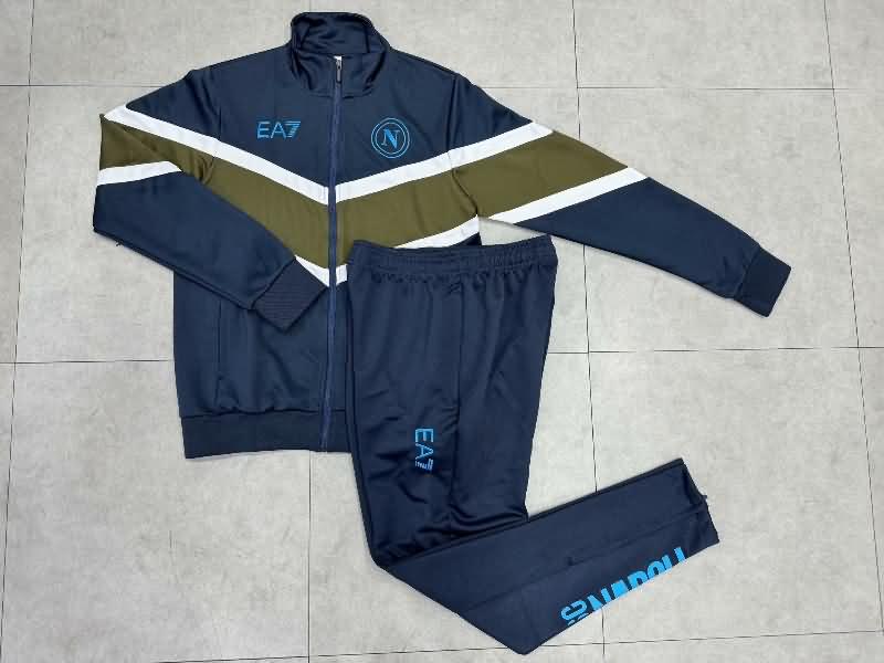 Napoli Soccer Tracksuit 02 Dark Blue Replica 24/25