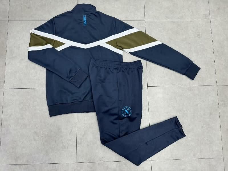 Napoli Soccer Tracksuit 02 Dark Blue Replica 24/25