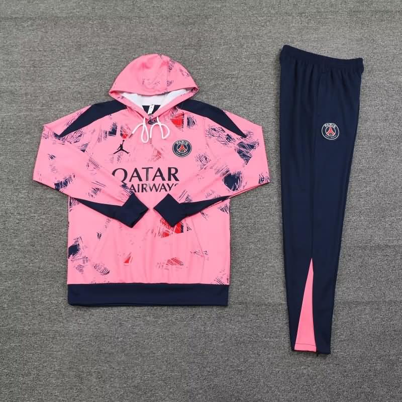 Paris St Germain Soccer Tracksuit Pink Replica 24/25