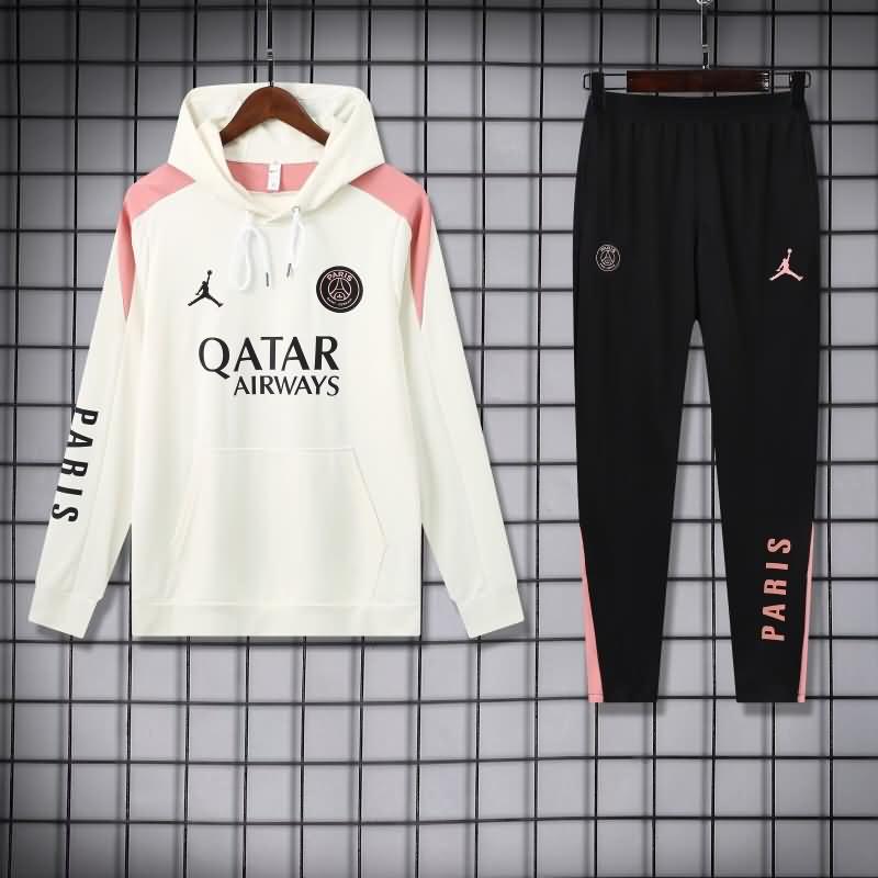 Paris St Germain Soccer Tracksuit 05 White Replica 24/25