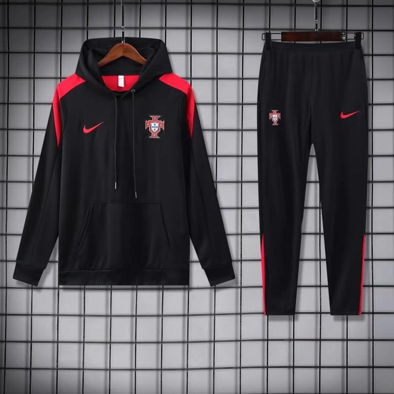 Portugal Soccer Tracksuit 02 Black Replica 2024