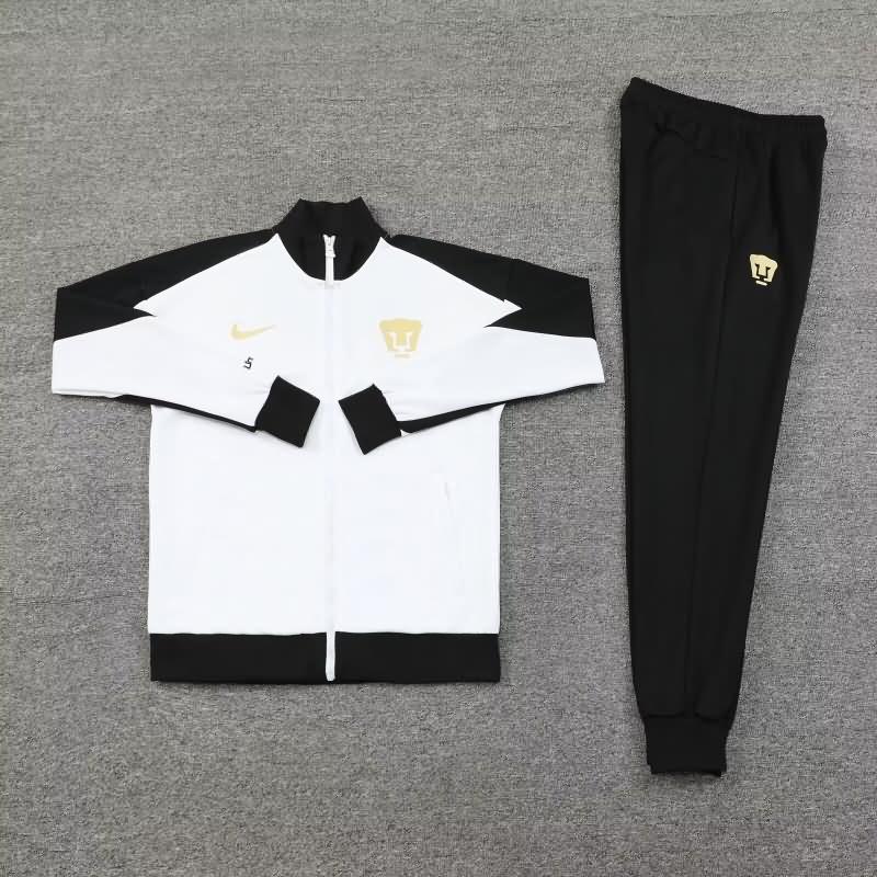 Pumas UNAM Soccer Tracksuit White Replica 24/25