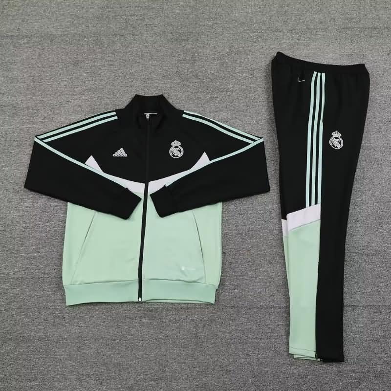 Real Madrid Soccer Tracksuit Green Replica 24/25