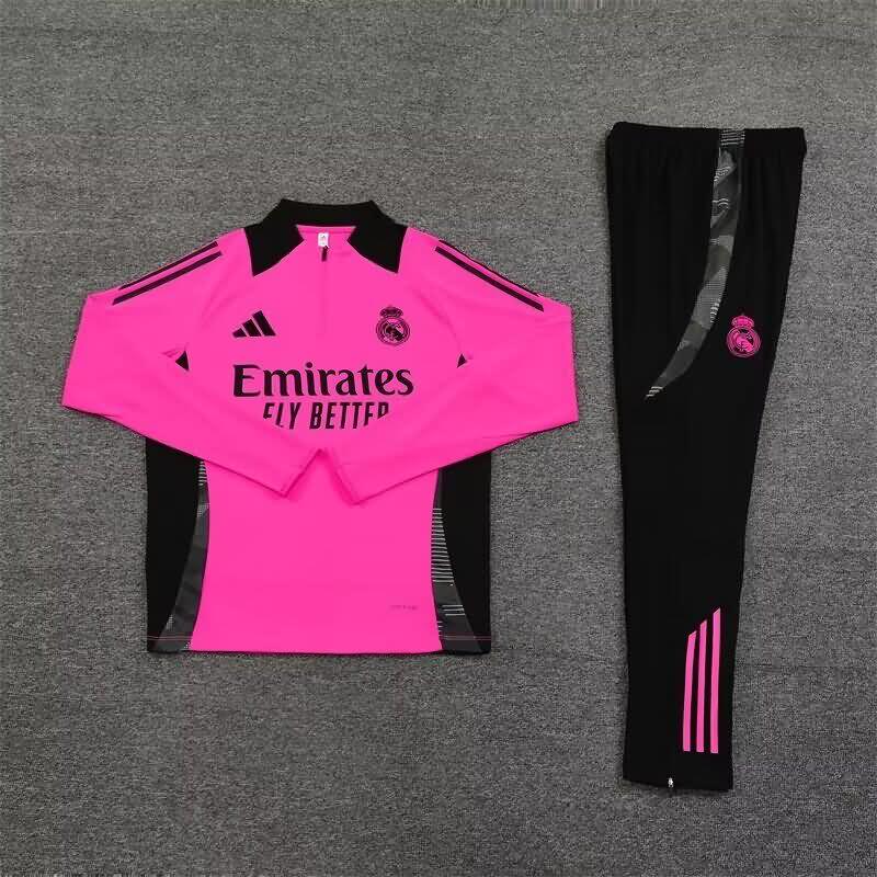 Real Madrid Soccer Tracksuit 02 Pink Replica 24/25