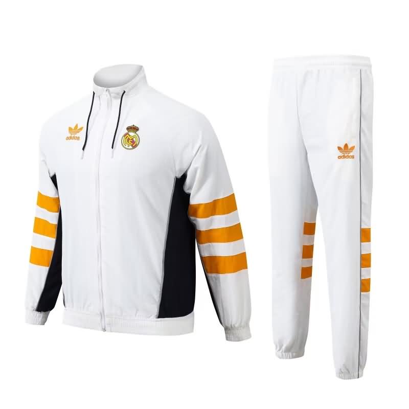 Real Madrid Soccer Tracksuit 04 White Replica 24/25