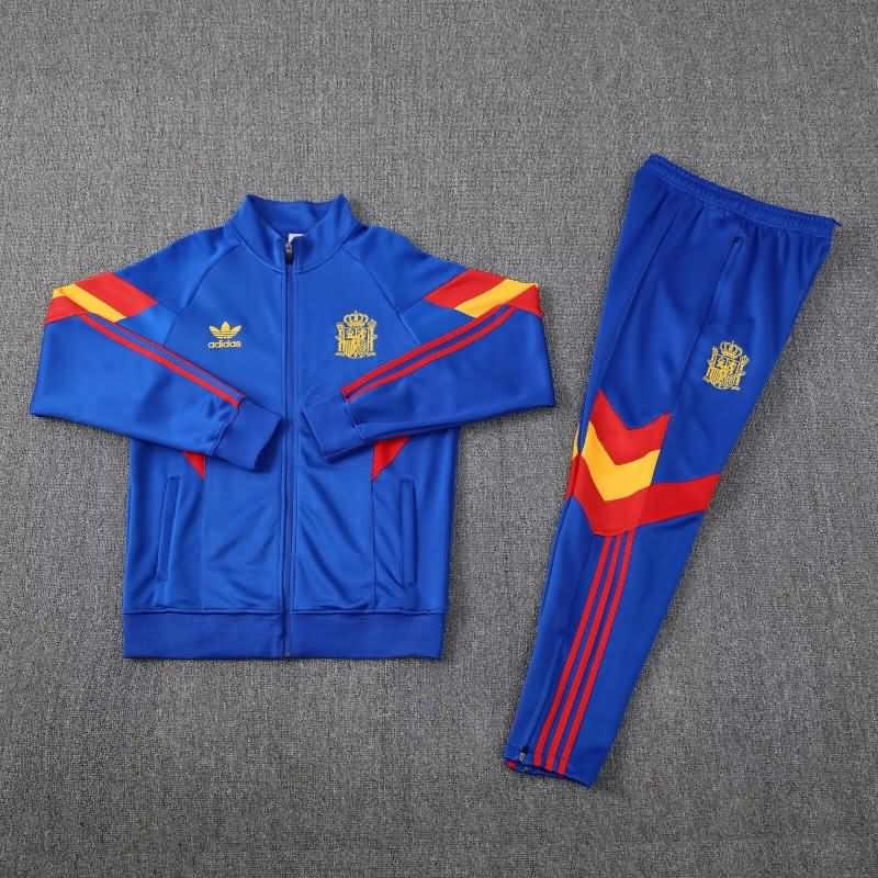 Spain Soccer Tracksuit Blue Replica 2024