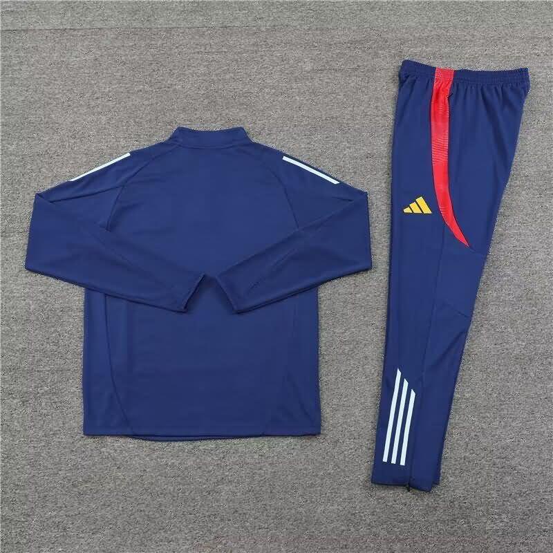 Spain Soccer Tracksuit 02 Dark Blue Replica 2024