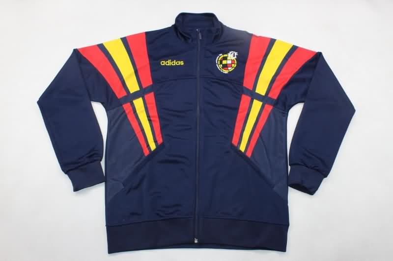 Spain Soccer Tracksuit 03 Dark Blue Replica 2024