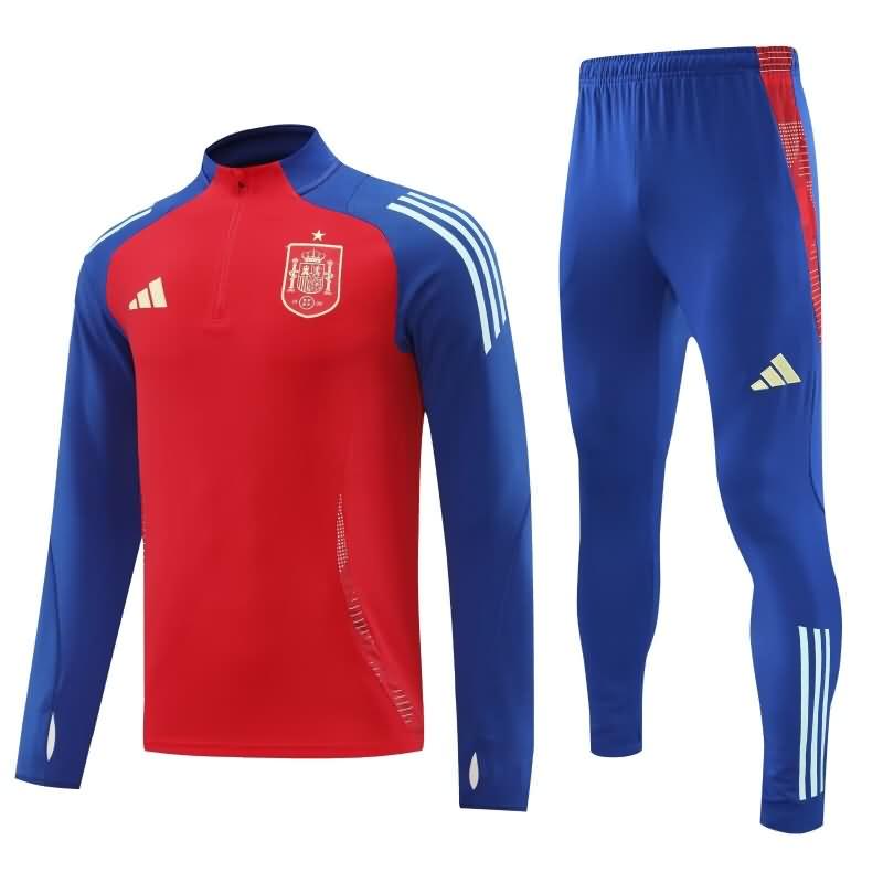 Spain Soccer Tracksuit Red Replica 2024