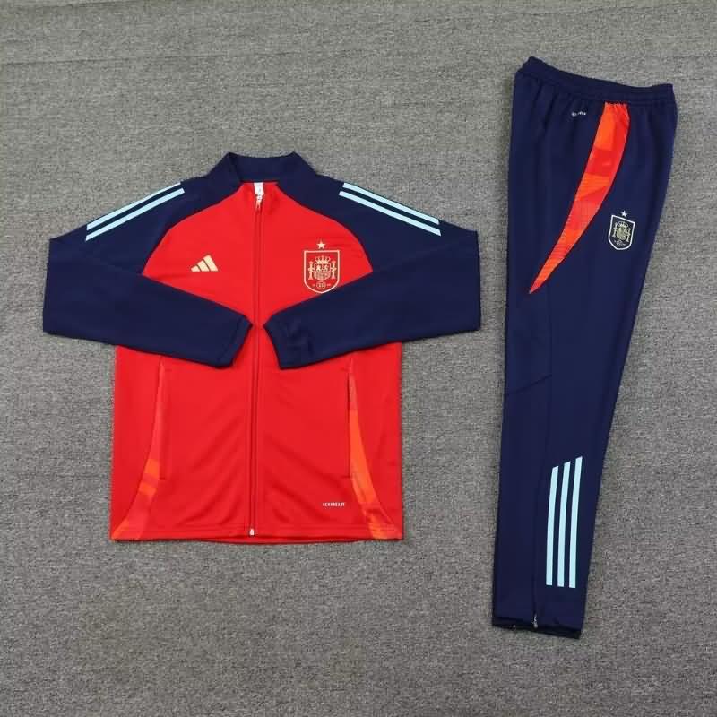 Spain Soccer Tracksuit 02 Red Replica 2024