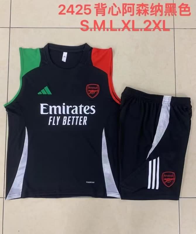 Arsenal Training Jersey 02 Black Replica 24/25