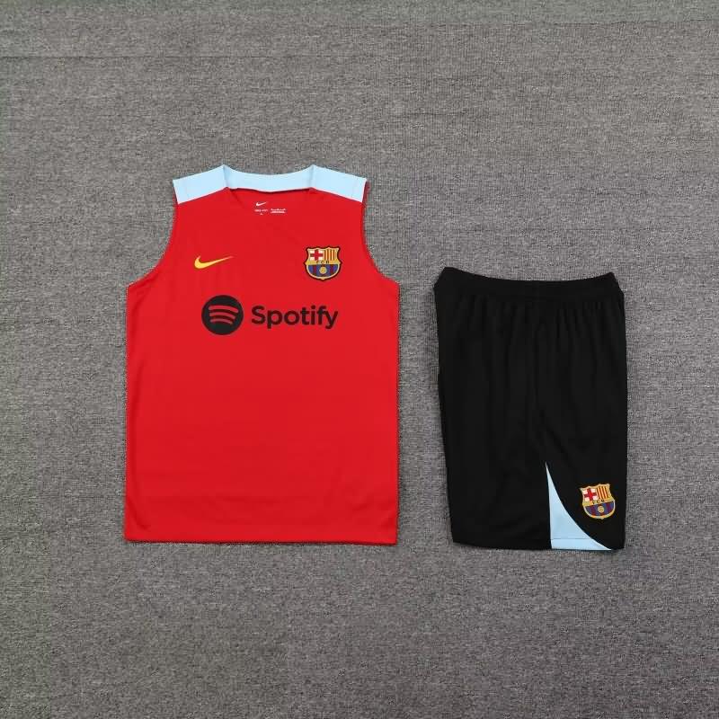 Barcelona Training Jersey 02 Red Replica 24/25