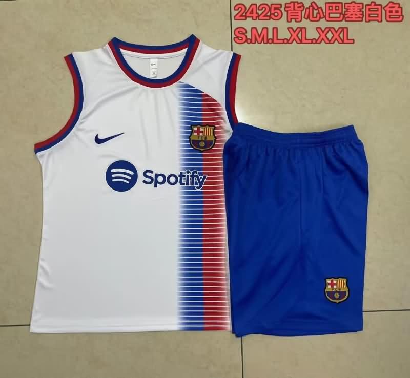 Barcelona Training Jersey White Replica 24/25