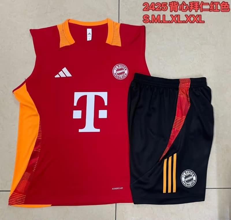 Bayern Munich Training Jersey 02 Red Replica 24/25