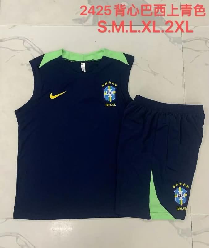 Brazil Training Jersey Dark Blue Replica 2024