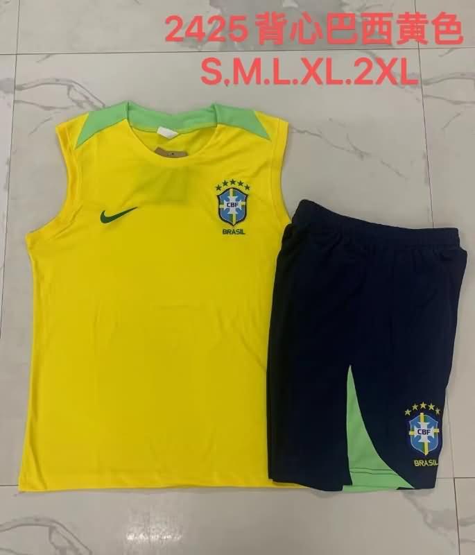 Brazil Training Jersey Yellow Replica 2024