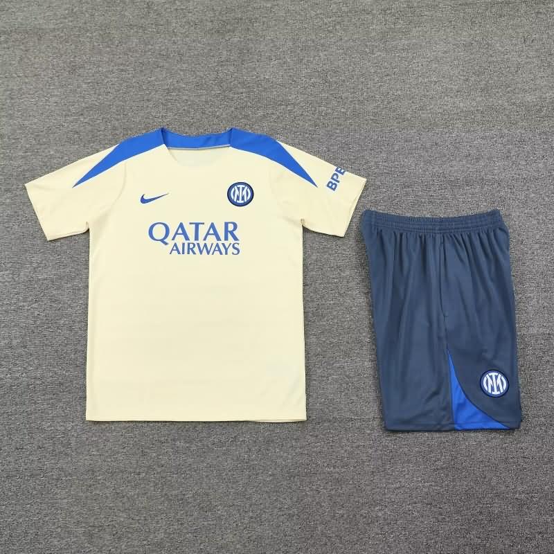 Inter Milan Training Jersey Cream Replica 24/25