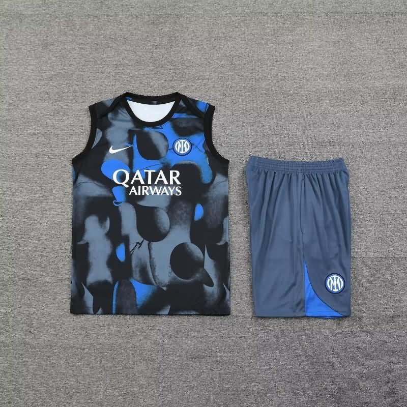 Inter Milan Training Jersey 02 Grey Replica 24/25