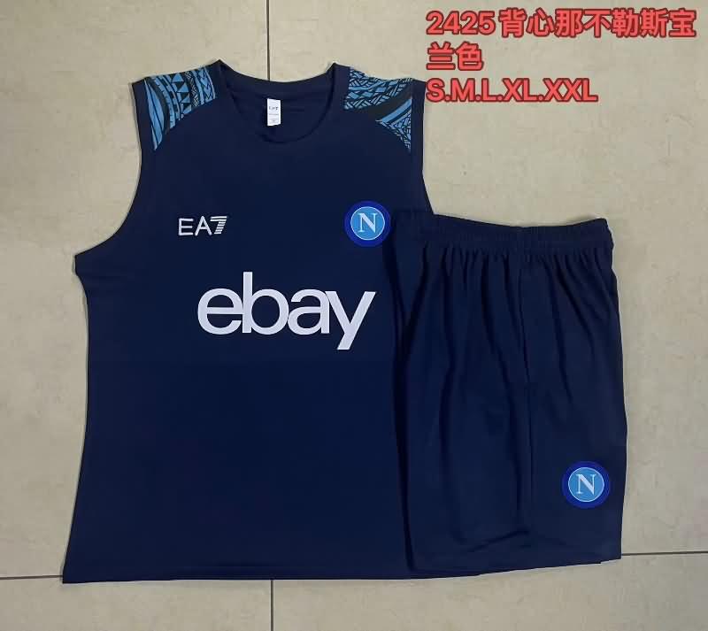 Napoli Training Jersey Dark Blue Replica 24/25