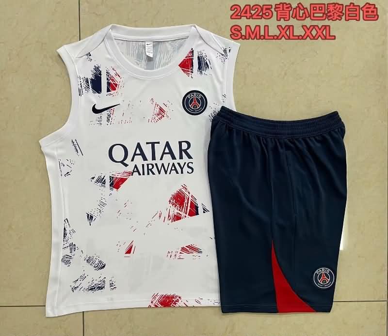 Paris St Germain Training Jersey White Replica 24/25