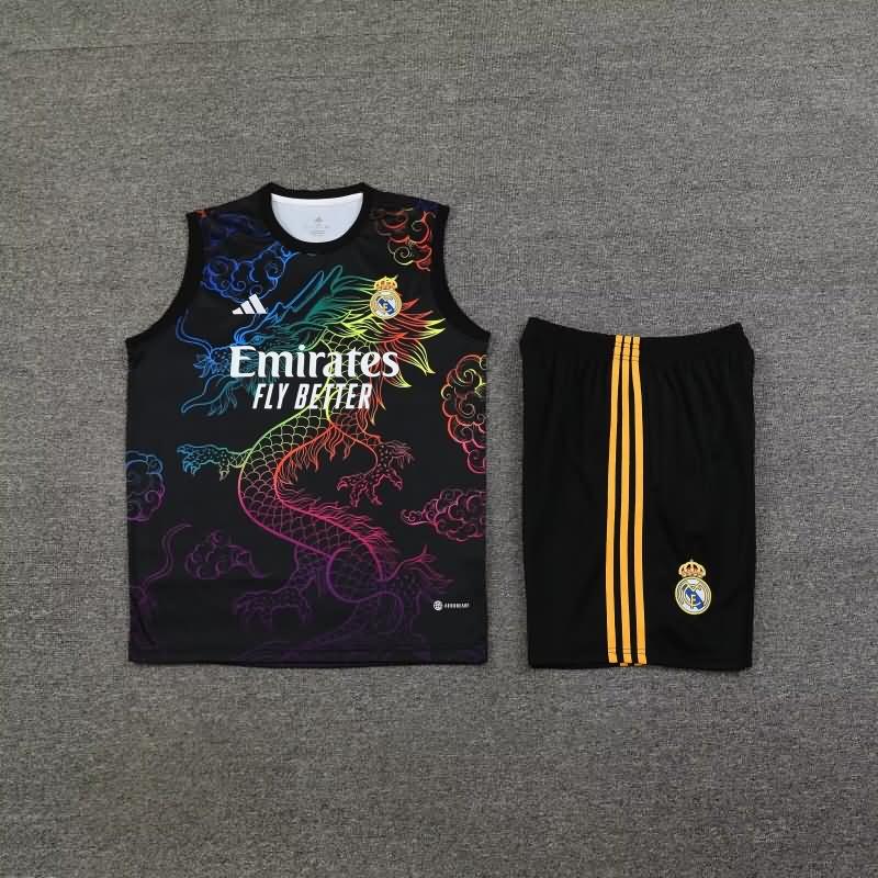 Real Madrid Training Jersey 02 Black Replica 24/25