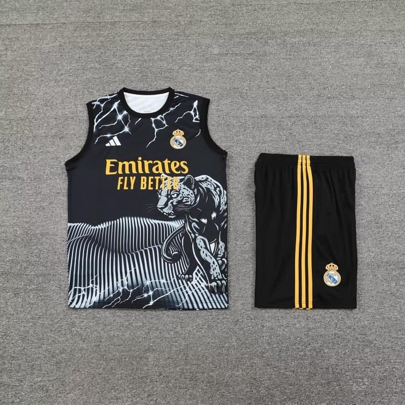 Real Madrid Training Jersey 04 Black Replica 24/25