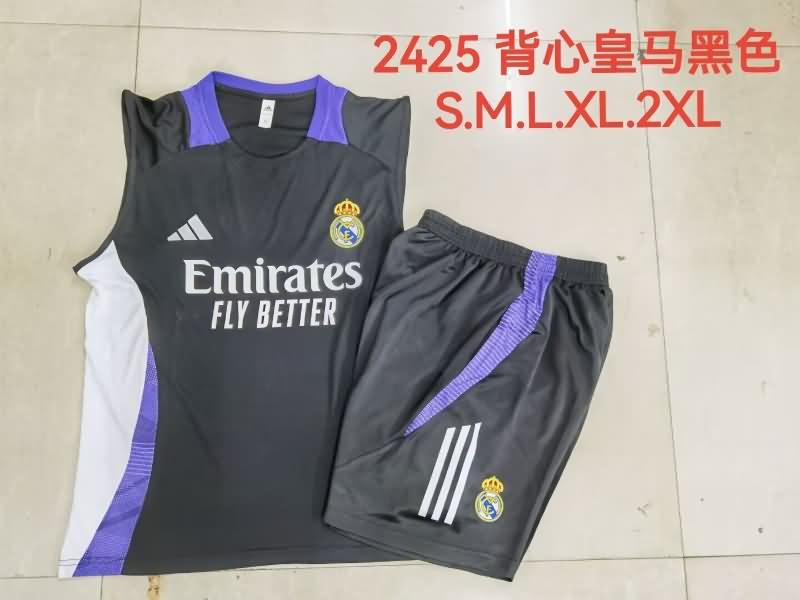 Real Madrid Training Jersey 05 Black Replica 24/25