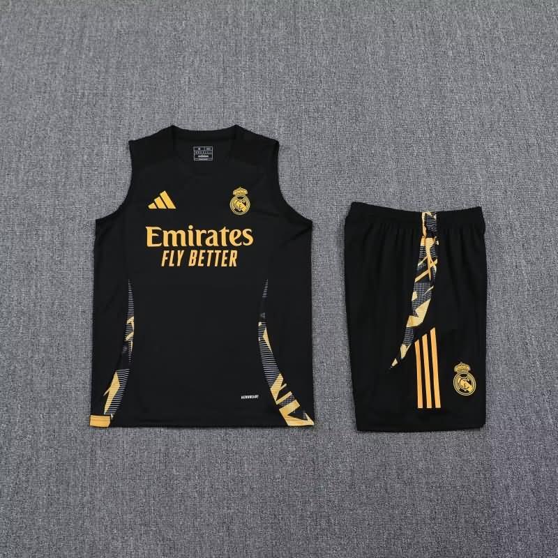 Real Madrid Training Jersey 06 Black Replica 24/25