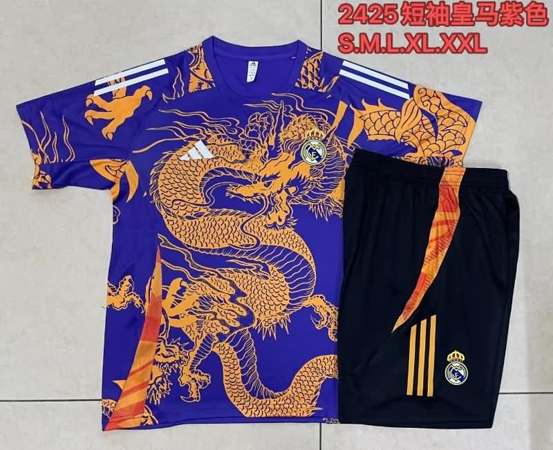 Real Madrid Training Jersey 02 Purples Replica 24/25